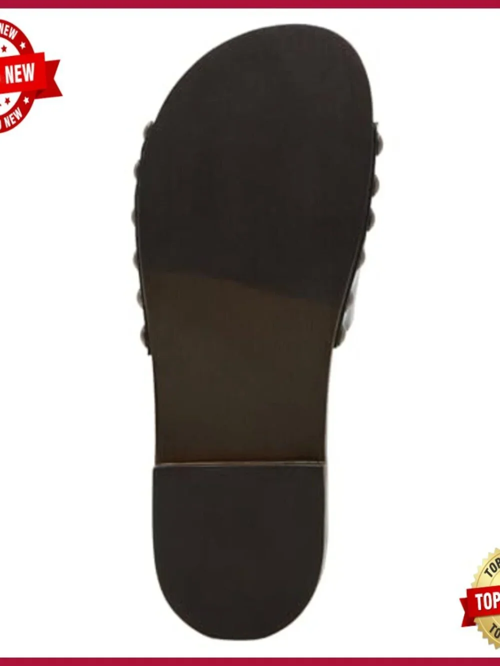 Slide Sandals with Block Heel and Ankle Strap